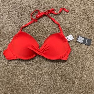 Brand new with tags Mossimo red push up bikini top